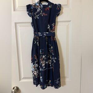 Floral Navy Kids Dress